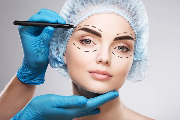 Konzept der plastischen Chirurgie — Stockfoto