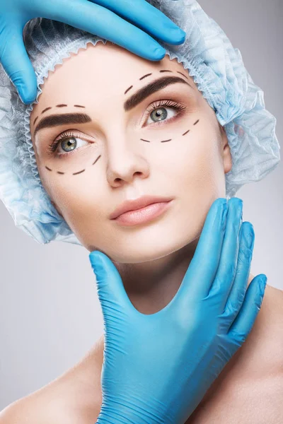 Konzept der plastischen Chirurgie — Stockfoto