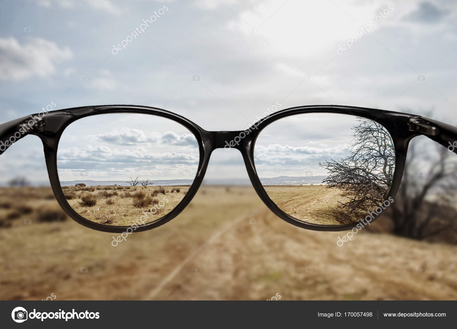 Clear vision through glasses — Stock Photo © nobelio 170057498