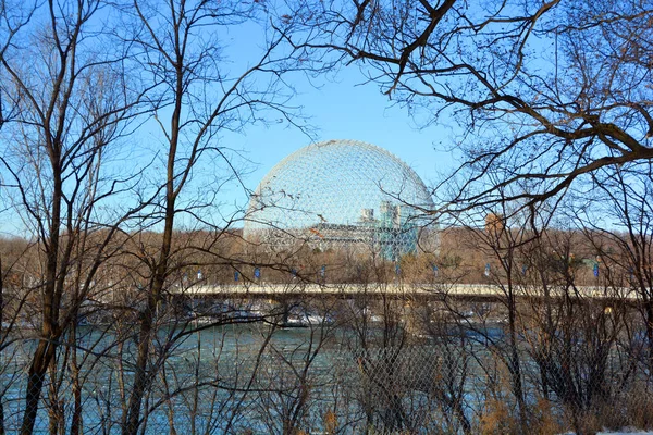 Montreal Canada Feb 2017 Biosphere Museo Montreal Dedicato All Ambiente — Foto Stock