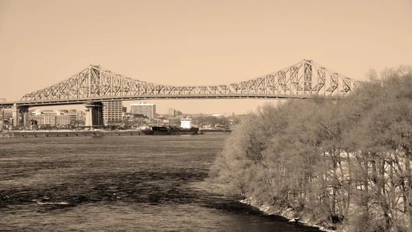 Montreal Stadt Winter — Stockfoto