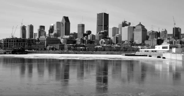 Montreal Stadt Winter — Stockfoto