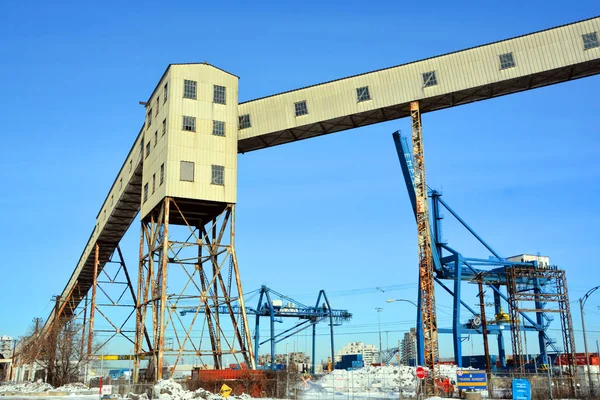 Industriële Fabriek Montréal Canada — Stockfoto