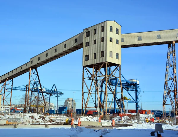 Industriële Fabriek Montréal Canada — Stockfoto
