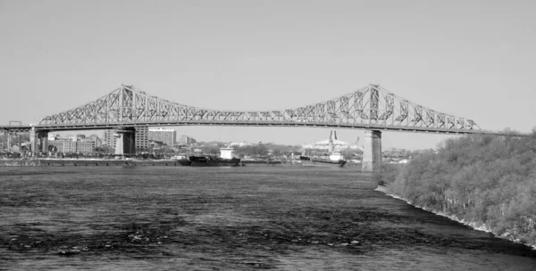 Montreal Stad Winter Tijd — Stockfoto