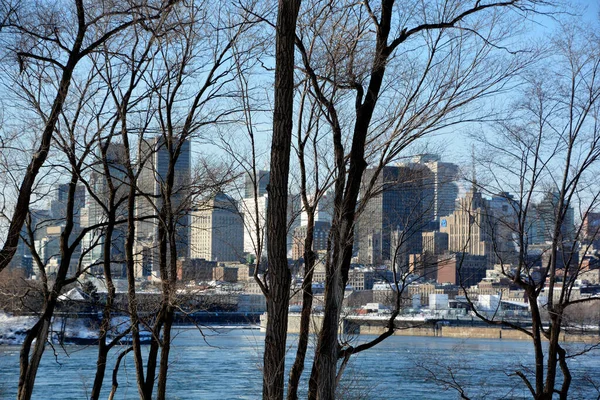 Montreal City Winter Time — Stock Photo, Image