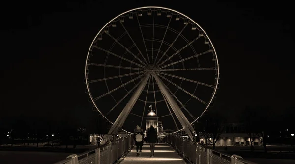 Montreal Canada Grande Roue Montreal Noria Más Alta Canadá Permite —  Fotos de Stock