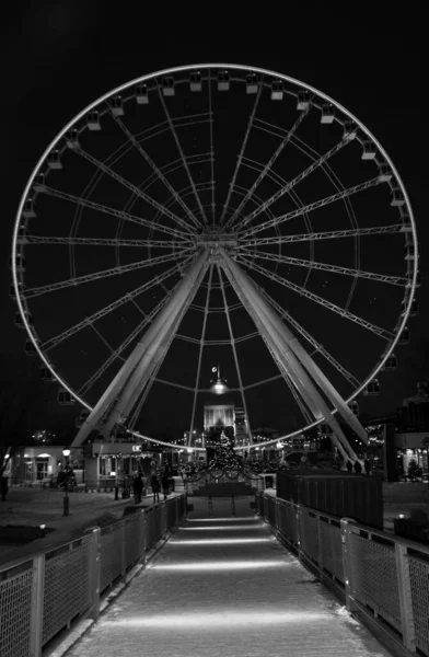 몬트리올 Grande Roue Montreal 캐나다에서 페리스 상공에서 도시와 주변을 수있게 — 스톡 사진