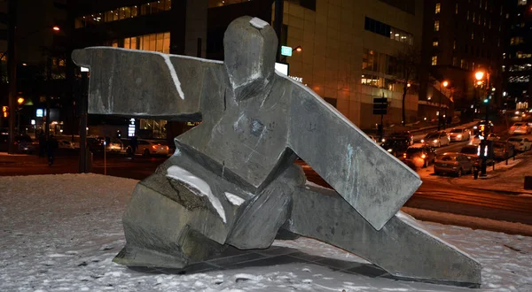 Montreal Quebec Canada 2019 Ming Taichi Ming Jest Tajwańskim Rzeźbiarzem — Zdjęcie stockowe