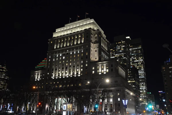 Montreal Quebec Canada 2019 Sunlife Building Montreal Canada Sun Life — Fotografia de Stock