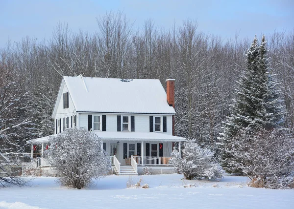 Haus Winterpark — Stockfoto