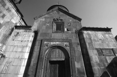 KOTAYK ARMENIA 09: 19: Geghard, Ermenistan 'ın Kotayk ilindeki bir ortaçağ manastırıdır. UNESCO 'nun Dünya Mirasları Listesi.