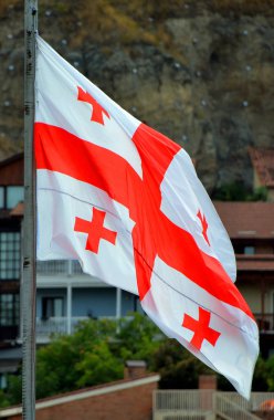 Şehrin Gürcistan bayrağı