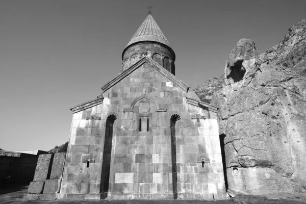 Kotayk Armenia Geghard Monastero Medievale Nella Provincia Kotayk Armenia Ricavato — Foto Stock