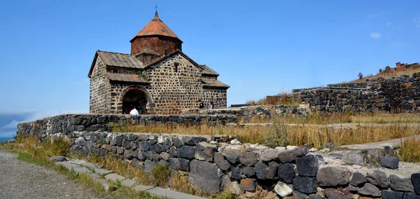 Sevan Armenia 2019 Sevanavank Est Complexe Monastique Situé Sur Une — Photo