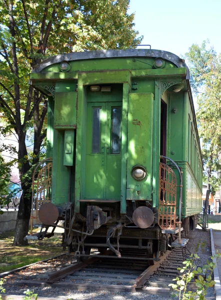 Gori Georgia 2019 Προσωπικό Θωρακισμένο Σιδηροδρομικό Βαγόνι Του Στάλιν Του — Φωτογραφία Αρχείου