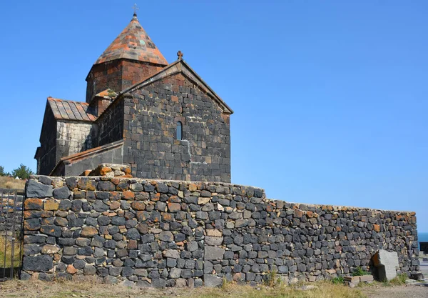 Sevan Armenia 2019 Sevanavank Adalah Kompleks Monastik Yang Terletak Semenanjung — Stok Foto