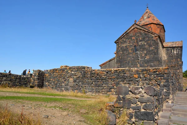 Sevan Armenia 2019 Sevanavank Adalah Kompleks Monastik Yang Terletak Semenanjung — Stok Foto