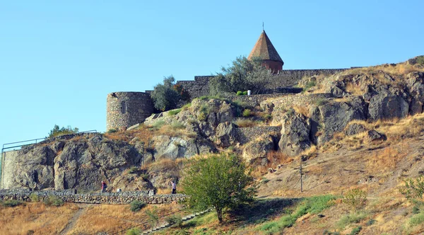 Arararat Plane Armenia 2019 Khor Virap Mosteiro Armênio Localizado Planície — Fotografia de Stock