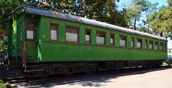Gori Georgia 2019 Személyi Páncélkocsi Sztálin Vasúti Vagonja Sztálin Múzeumban — Stock Fotó