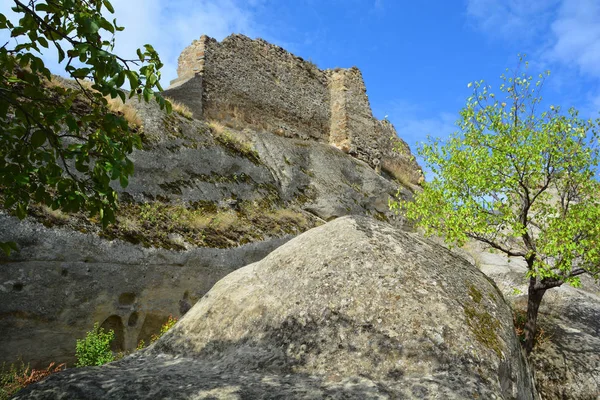 Uplistsikhe Georgia Uplistsikhe Est Une Ancienne Ville Taille Rocheuse Dans — Photo