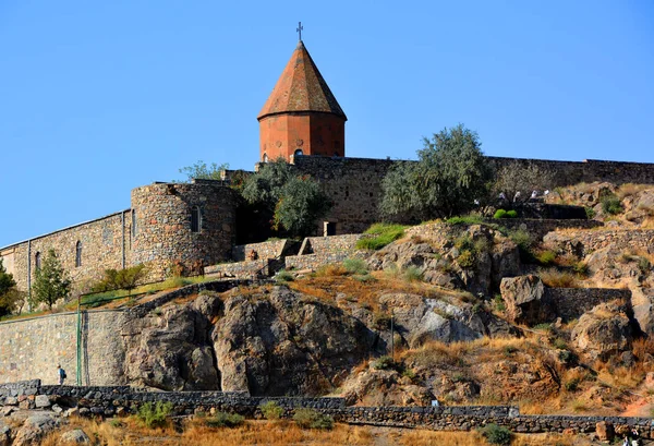 Arménia Plaine Arararato Mosteiro Khor Virap Foi Sede Seminário Teológico — Fotografia de Stock