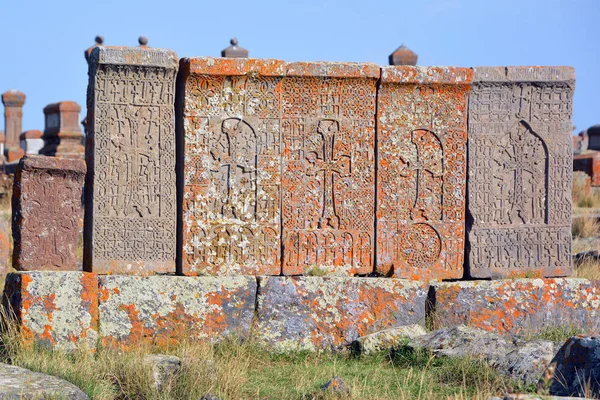 Noraduz Armenia Noraduz Słynie Wielkiego Cmentarza Khachkarów Istnieje Około 900 — Zdjęcie stockowe