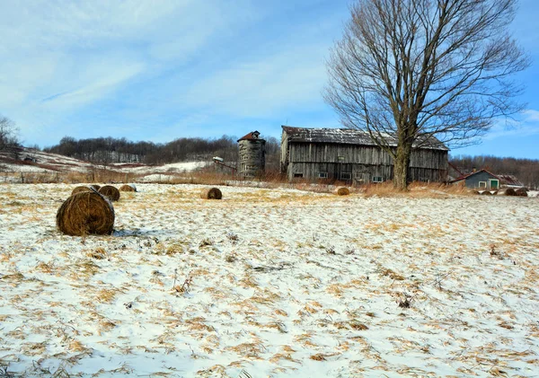 Old Wooden House Blue Sky — Stock Photo, Image