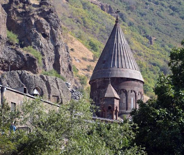 Kotayk Armenia Geghard Monastero Medievale Nella Provincia Kotayk Armenia Ricavato — Foto Stock