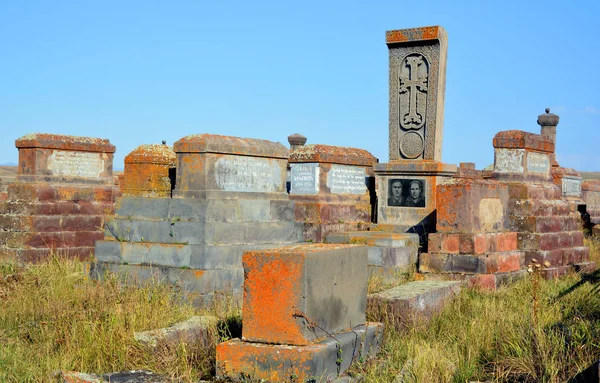 Noraduz Armenia Noraduz Famoso Por Sus Grandes Khachkars Cruces Piedras —  Fotos de Stock