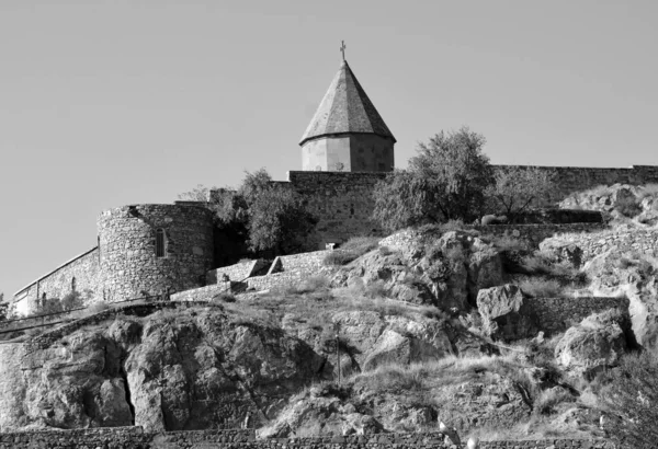 Plaina Arararat Armenia Monasterio Khor Virap Fue Sede Seminario Teológico — Foto de Stock