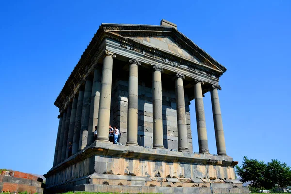 Garni Armenia Június 2016 Ősi Garni Templom Örményországban — Stock Fotó