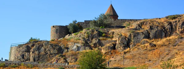 Ararat Plane Armenia 2019 Khor Virap Este Mănăstire Armeană Situată — Fotografie, imagine de stoc