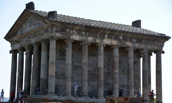 Garni Armenia Június 2016 Ősi Garni Templom Örményországban — Stock Fotó