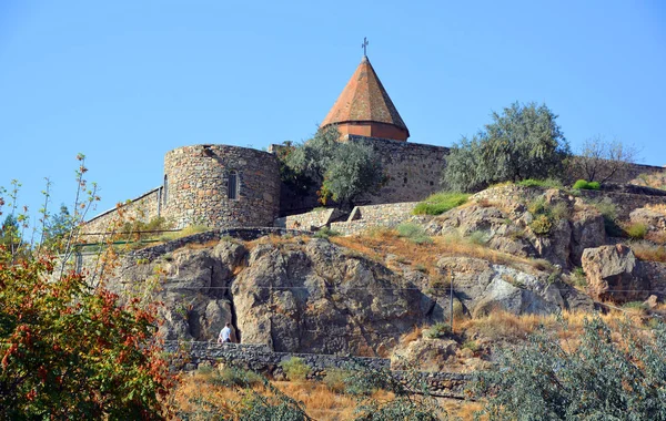 Ararat Plaine Armenia Monastère Khor Virap Accueilli Séminaire Théologie Été — Photo