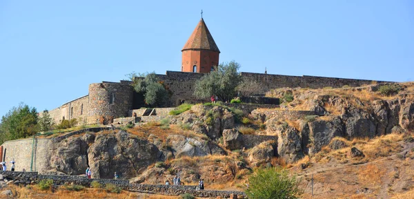 Ararat Plaine Armenia Khor Virap Manastırı Bir Ilahiyat Okuluna Sahipliği — Stok fotoğraf