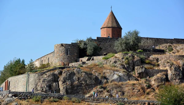 Ararat Plaine Armenia Khor Virap Kloster War Gastgeber Eines Theologischen — Stockfoto