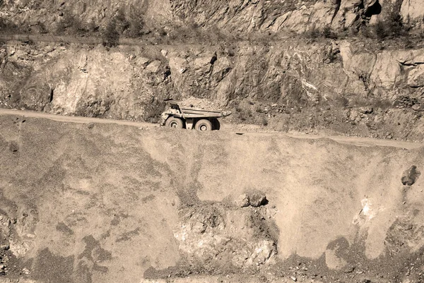 Trucks Work Quarry — Stock Photo, Image