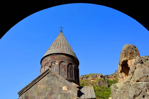 Kotayk Armenia Geghard Est Monastère Médiéval Dans Province Kotayk Arménie — Photo