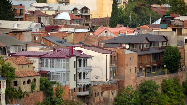 Tbilisi Georgia Vista Panorâmica Tbilisi Fundada Século Por Vakhtang Ibéria — Fotografia de Stock