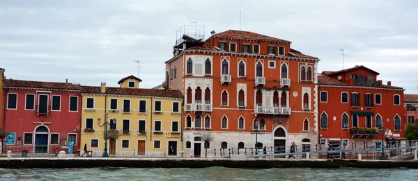 Casas Velhas Veneza Itália — Fotografia de Stock