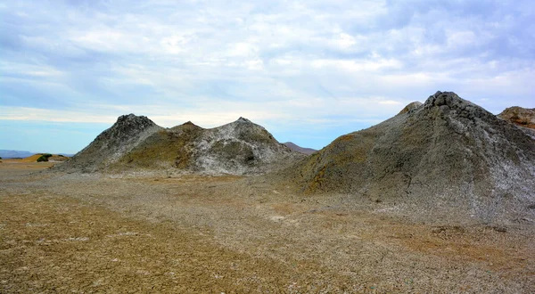 Lervulkaner Gobustan Nära Baku Azerbajdzjan Lervulkan Eller Lerkupol Landform Som — Stockfoto