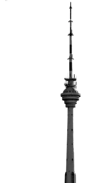 Telekomunikační Věž Obloze Pozadí — Stock fotografie