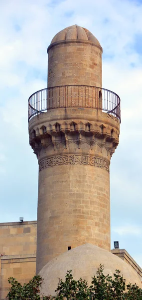 Baku Azerbaijan Mezquita Del Palacio Una Mezquita Bakú Azerbaiyán Situada —  Fotos de Stock