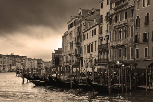 Μεγάλο Κανάλι Στη Βενετία Ιταλία — Φωτογραφία Αρχείου