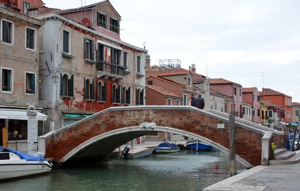 Bellezza Italia Una Delle Tipiche Vie Dei Canali Venezia Venezia — Foto Stock