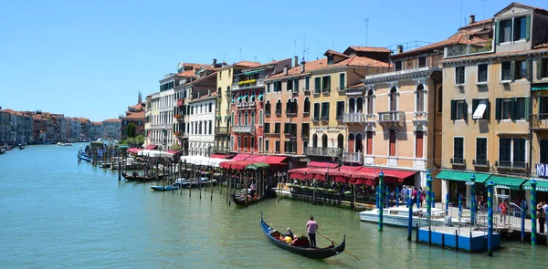 View Typical Venice Houses Lagoon — Stock Photo, Image