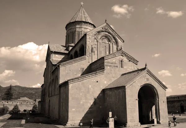 Světitskhoveli Katedrála Gruzínská Ortodoxní Katedrála Nachází Historickém Městě Mtskheta Georgia — Stock fotografie