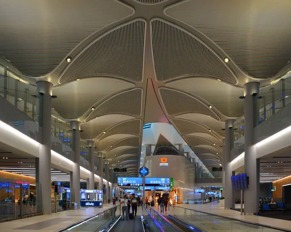 Interno Dell Aeroporto Moderno Parigi — Foto Stock