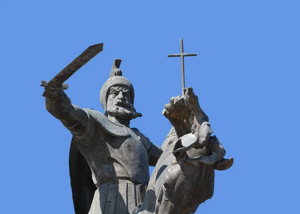 Gyumri Armenie 2019 Par Artush Papoyan Statue Équestre Vartan Mamikonian — Photo